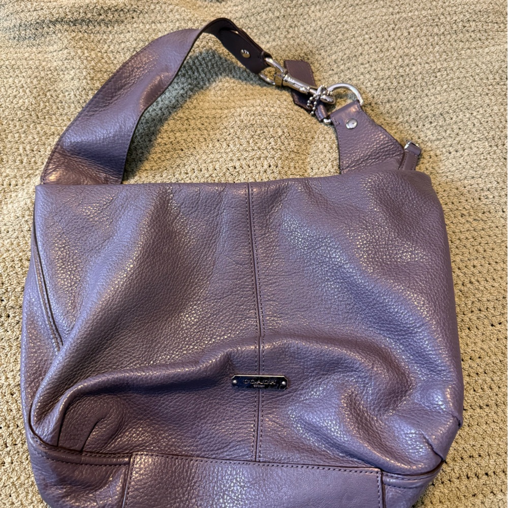 Coach Avery hobo pebbles Leather Shoulder Bag 23309